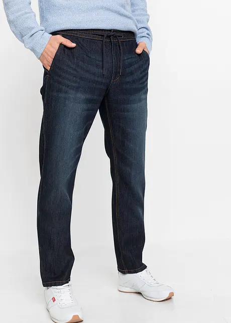 Jeans leggeri con elastico in vita regular fit, straight, bonprix
