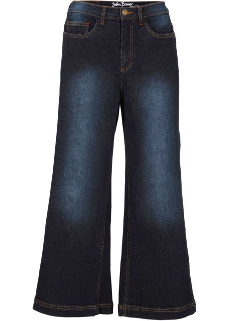 Jeans culotte elasticizzati modellanti Blu Bonprix Donna Abbigliamento Intimo Intimo modellante 