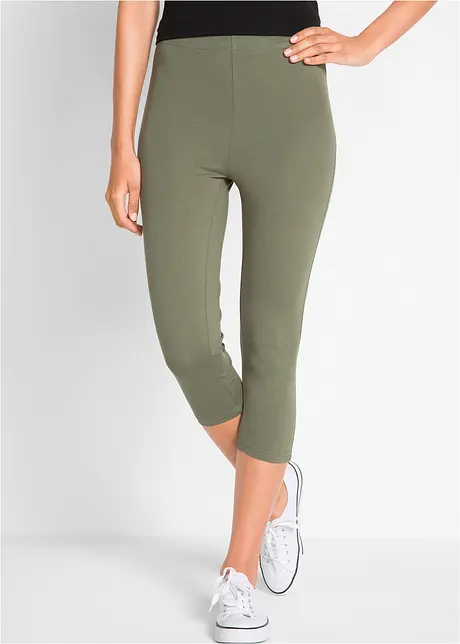 Leggings capri elasticizzati (pacco da 2), bonprix