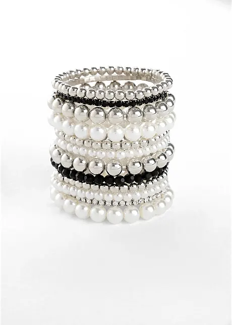 Bracciali "Perla" (set 12 pezzi), bonprix