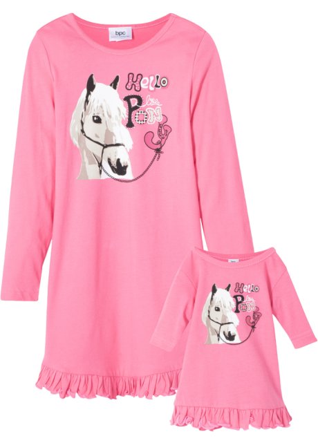Bonprix Bambina Abbigliamento Abbigliamento per la notte Pigiami rosa Camicia da notte 