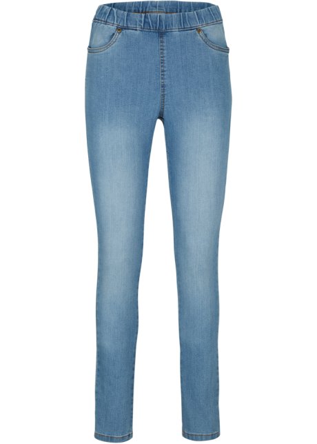 Bonprix Donna Abbigliamento Pantaloni e jeans Jeans Jeggings pacco da 2 Jeggings elasticizzati comfort Blu 