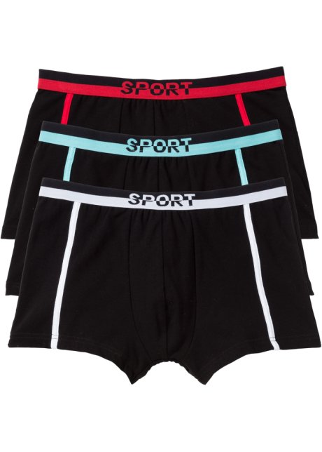 Boxer aderenti pacco da 5 Nero Bonprix Bambino Abbigliamento Intimo Boxer shorts Boxer shorts aderenti 