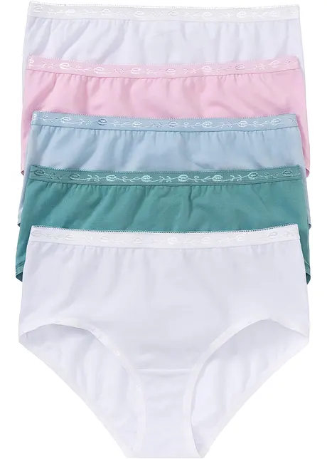 Slip alto (pacco da 5), bonprix