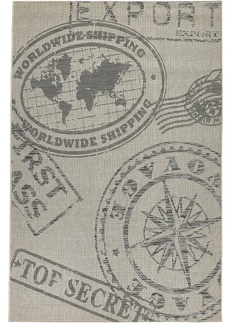 Tappeto da interno ed esterno con bussola, bonprix