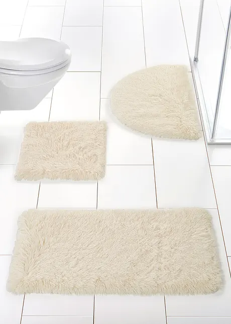 Tappeto da bagno in ecopelliccia con memory foam, bonprix