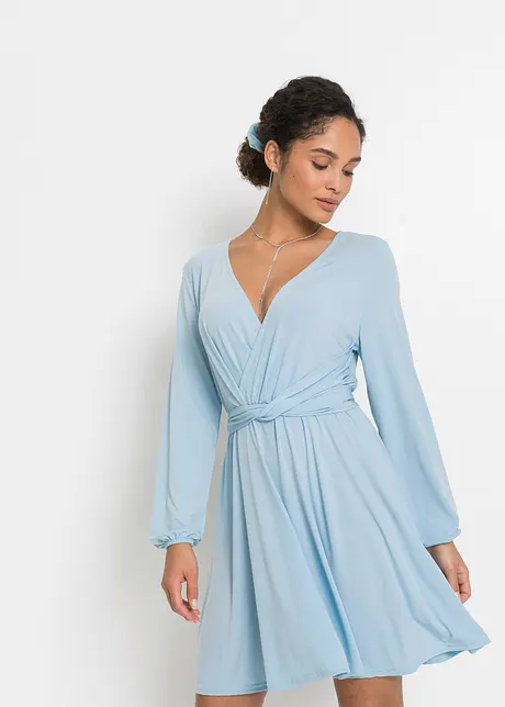 Abito di jersey con effetto a portafoglio, BODYFLIRT