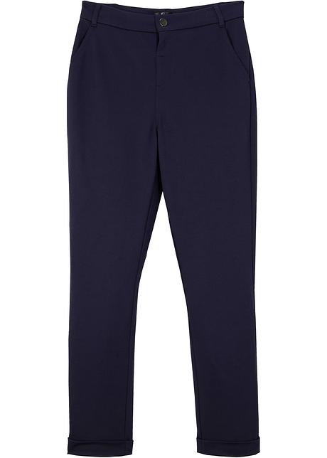 Pantaloni da completo comodi per bambino, con tasche - Blu scuro / grigio  melange