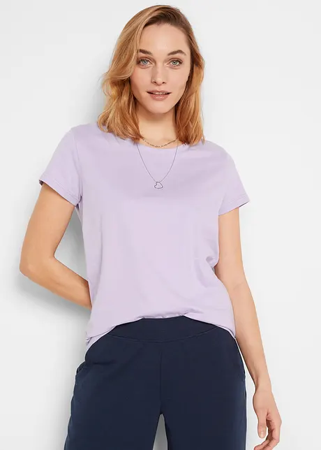 Maglia con scollo rotondo e maniche corte (pacco da 5), bonprix