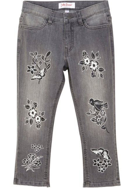 Bonprix Bambina Abbigliamento Pantaloni e jeans Jeans Jeggings Grigio Jeggings 
