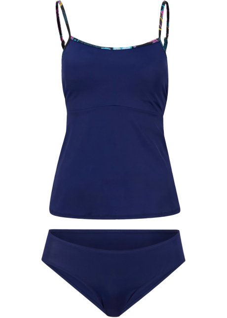 Tankini comfort sostenibile Bonprix Donna Sport & Swimwear Costumi da bagno Bikini set 2 pezzi Blu 