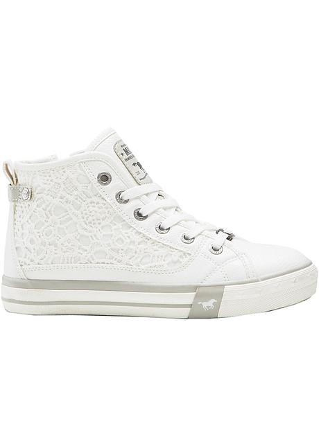 Sneakers Donna | Sneaker alte Mustang Bianco | Mustang | Paxcultura