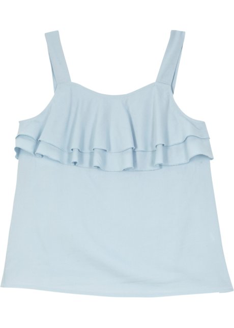Canotta Bonprix Bambina Abbigliamento Top e t-shirt Top Tank top pacco da 2 Blu 