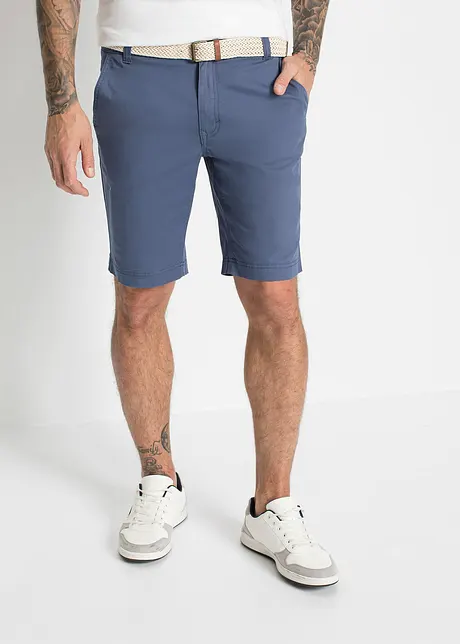 Bermuda chino elasticizzati con cintura, regular fit, bonprix