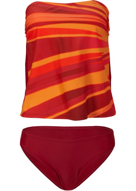 set 2 pezzi Bonprix Donna Sport & Swimwear Costumi da bagno Tankini Tankini Rosso 