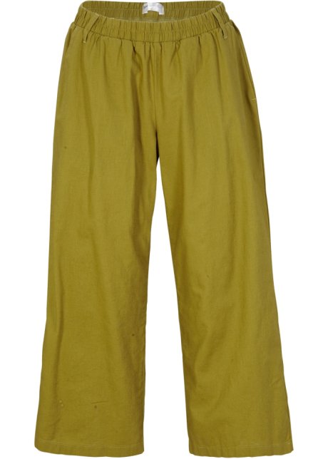 Pantaloni culotte Verde Bonprix Donna Abbigliamento Pantaloni e jeans Pantaloni Pantaloni culottes 