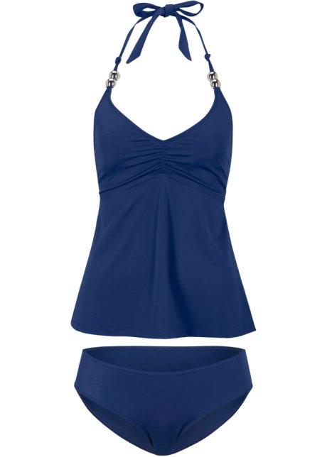 set 2 pezzi Tankini a fascia Bonprix Donna Sport & Swimwear Costumi da bagno Tankini Blu 
