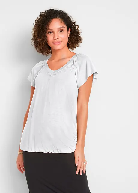 Maglia a maniche corte in misto viscosa, bonprix