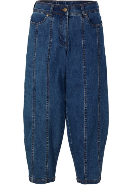 Blu Jeans elasticizzati modellanti a palloncino Bonprix Donna Abbigliamento Intimo Intimo modellante 
