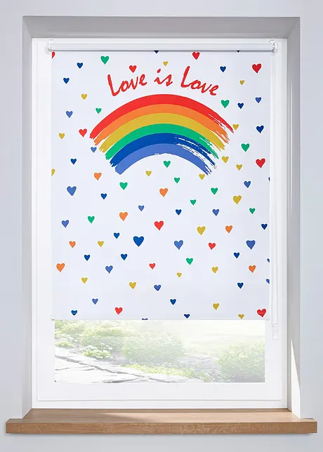 Tenda a rullo oscurante Pride con arcobaleno, bpc living bonprix collection