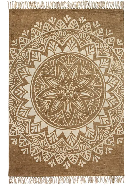 Tappeto kilim con frange e arabesco, bpc living bonprix collection