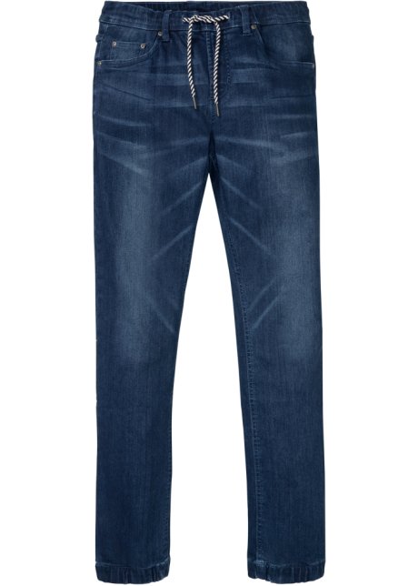 Bonprix Uomo Abbigliamento Pantaloni e jeans Jeans Jeans affosulati Jeans elasticizzati regular fit Blu tapered 