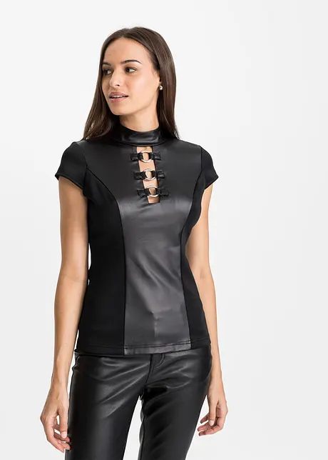 Maglia con anelli in metallo, BODYFLIRT boutique