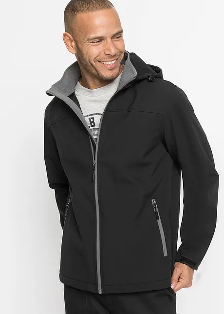 Softshell con taglio comfort, bonprix