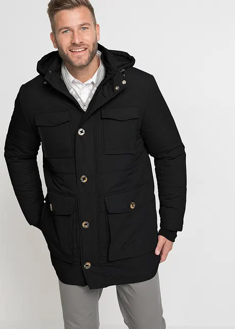 Parka con cappuccio staccabile, bonprix