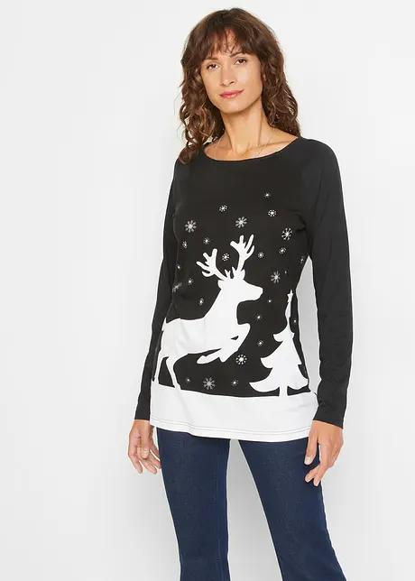Maglia lunga natalizia, bonprix