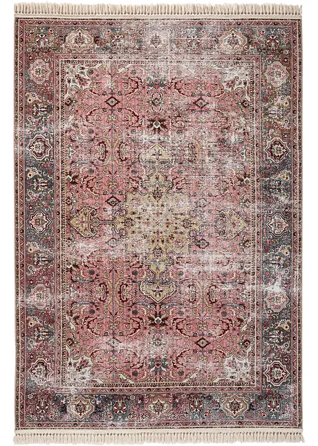 Tappeto con motivo orientale e frange, bpc living bonprix collection