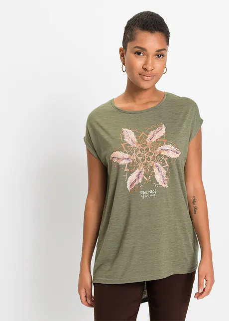 T-shirt in misto viscosa morbido, bonprix