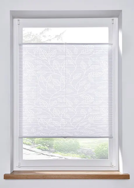 Tenda plissettata devoré con foglie, bpc living bonprix collection