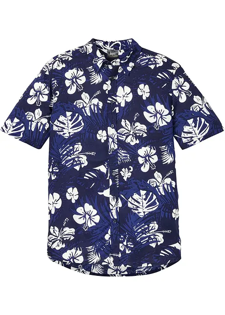 Camicia a maniche corte in viscosa, bonprix