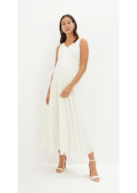 Abito da sposa prémaman con pizzo, bonprix