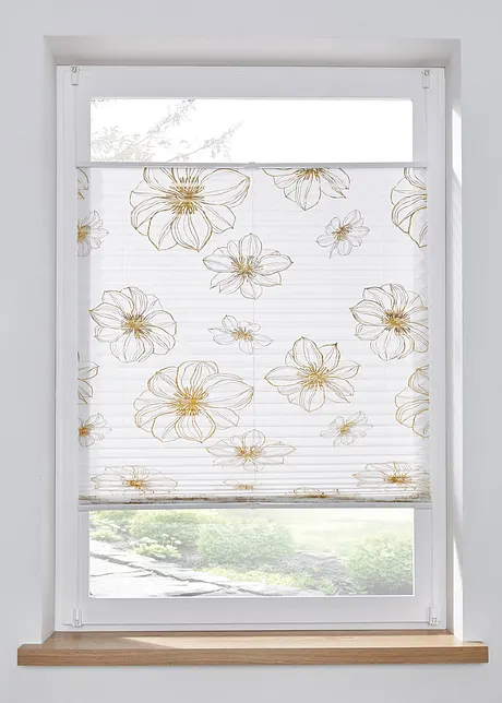 Tenda plissettata con stampa floreale, bpc living bonprix collection