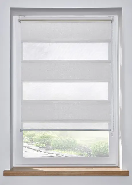 Tenda a rullo doppia in tessuto operato, bpc living bonprix collection