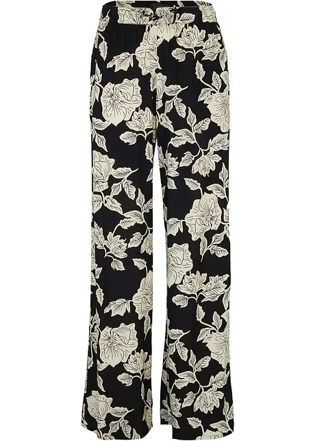 Pantaloni a palazzo in viscosa fluente, bonprix