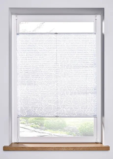 Tenda plissettata devoré con foglie, bpc living bonprix collection