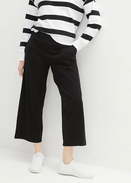 Pantaloni culotte con tasche e cinta comoda, bonprix