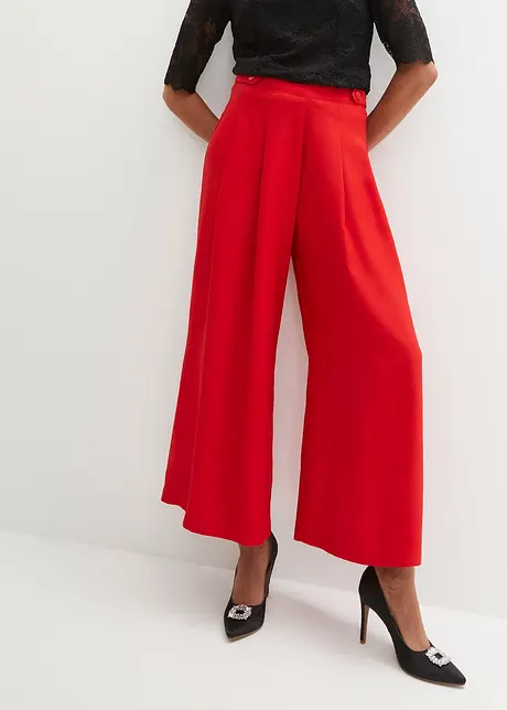 Pantaloni culotte con pinces, bpc selection premium