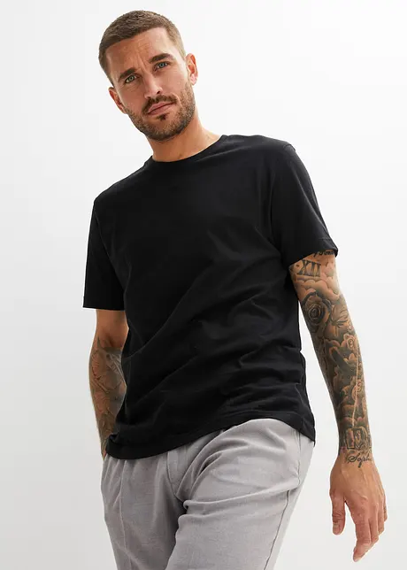 T-shirt (pacco da 2) in cotone biologico, bonprix