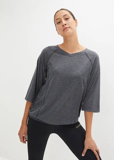 Maglia per sport oversize con maniche a 3/4, bonprix