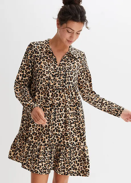 Abito in fantasia animalier, bonprix