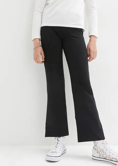 Pantaloni svasati con spacchi, bonprix