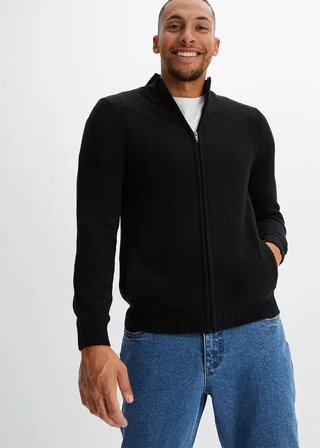Cardigan con cerniera, bonprix