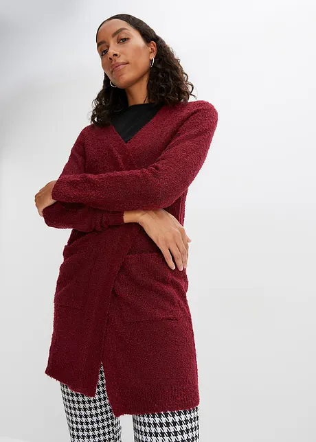 Cardigan lungo in bouclé, bonprix