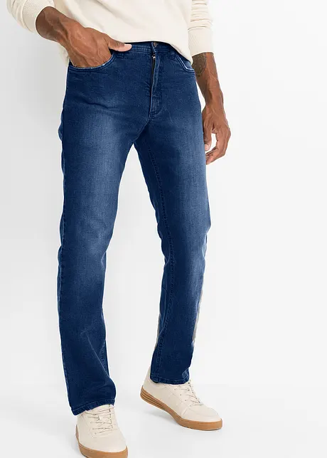 Jeans elasticizzati con taglio comfort regular fit, straight, bonprix