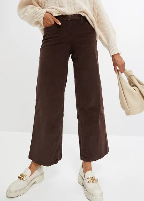 Pantaloni larghi di velluto a coste, bonprix