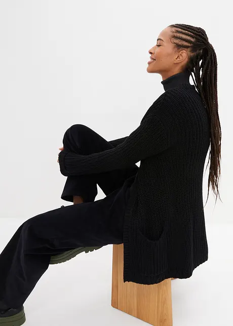 Cardigan a maglia grossa con tasche, bpc bonprix collection